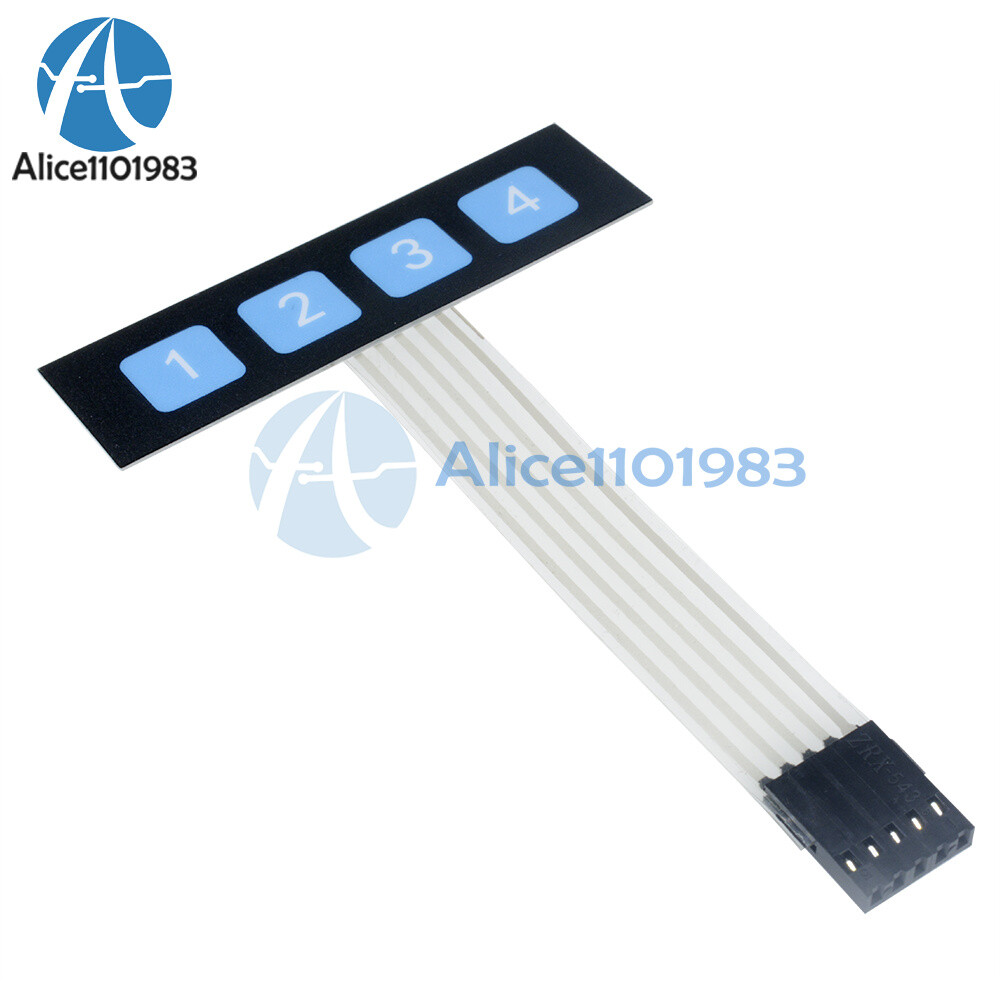 5PCS 1x4 1*4 Key Matrix Membrane Switch Control Panel Slim Keyboard Keypad