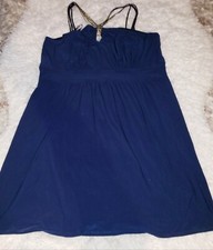Bisou bisou Dress Womans Size 22 W Blue 