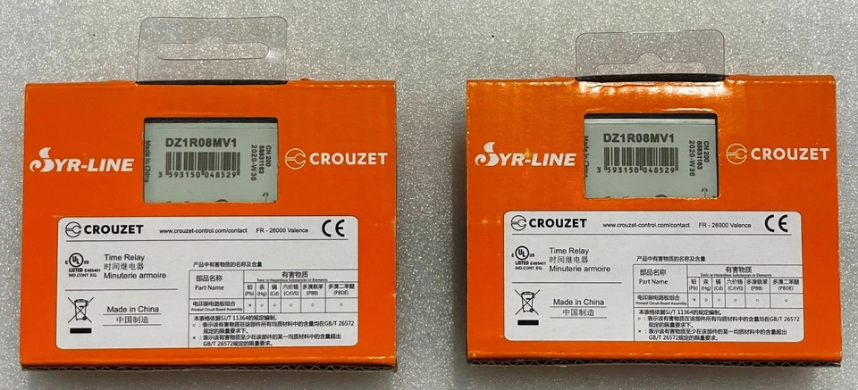 LOT OF 2 - CROUZET DZ1R08MV1 UNIVERSAL DIGITAL TIME RELAY - Image 2 of 4