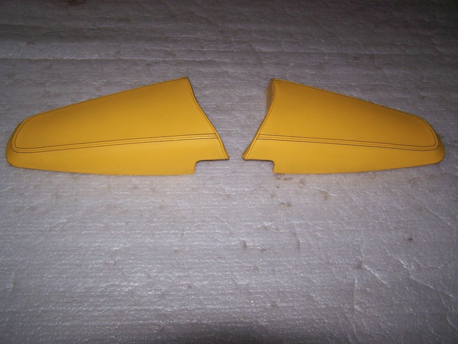 2002-2010 Lamborghini Murcielago LP640 Pair of Used OEM Yellow Shoulder Cushions