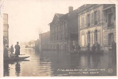 92 - NEUILLY - SAN67679 - Crue de la Seine - 30. Januar 1910 - Fotokarte