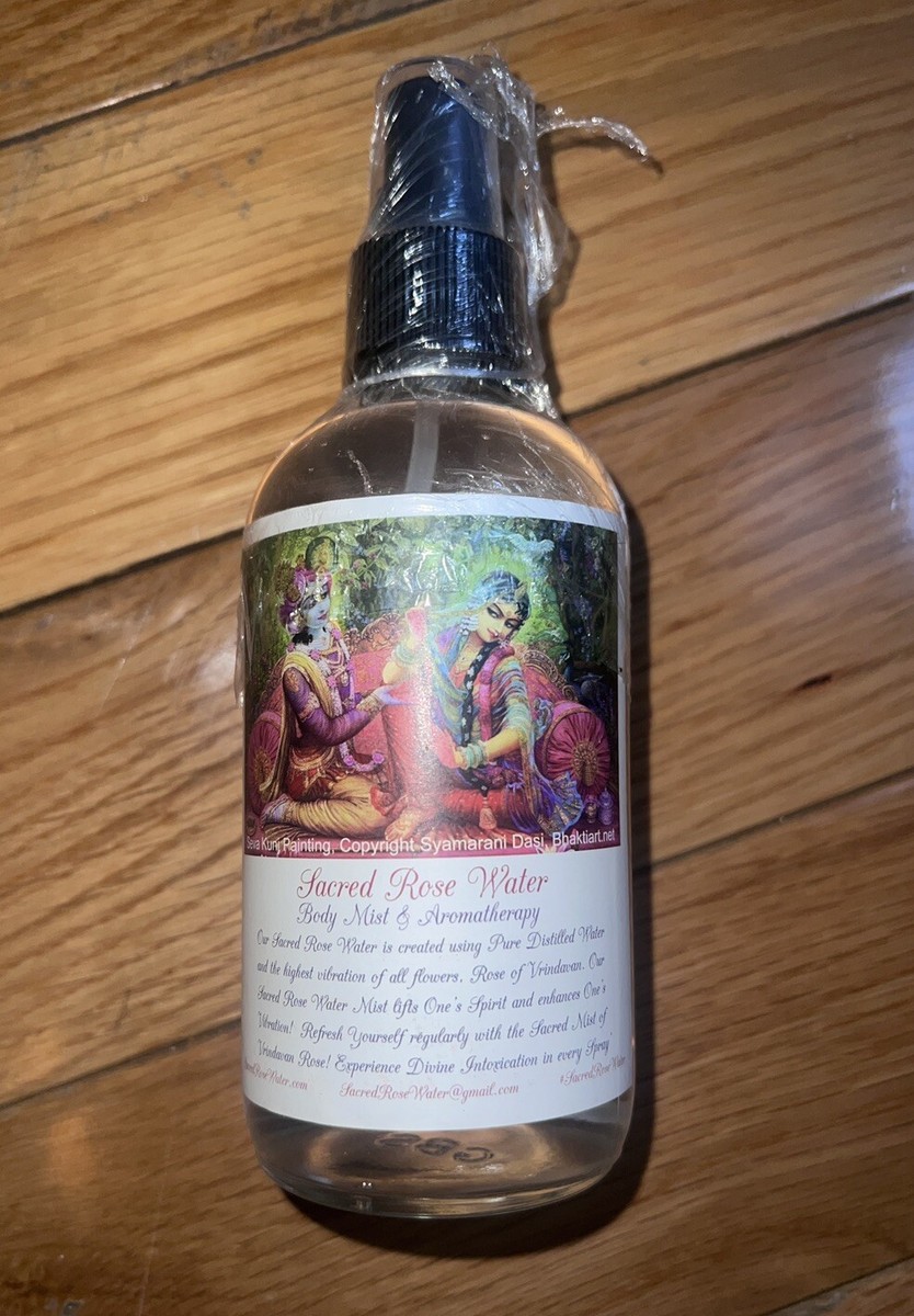 Sacred Rose Water 8 Oz Bottle