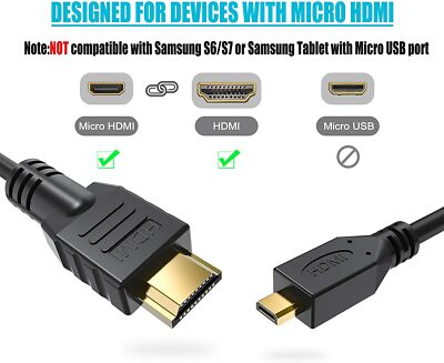 Hdmi Cable Gopro Hero Hdmi Output Micro Hdmi Port Gopro Hero Black