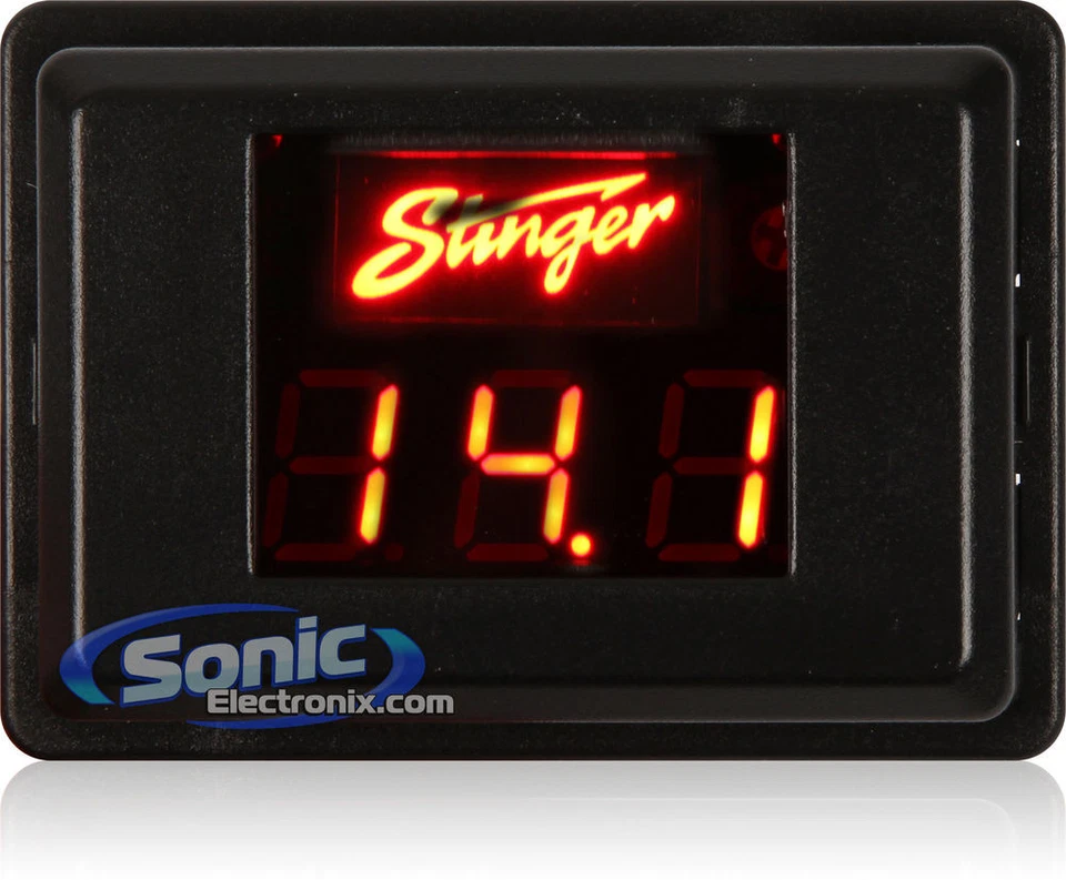 Stinger SVMR Red LED Voltage Display Monitor System w/ Universal Mounting - image 2 of 4
