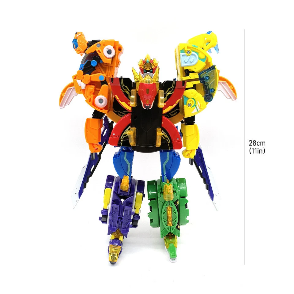 Super Beast Figure Armour Ranger Robot 7 Animal Combiner Toys Kids Transform Toy - Image 3 of 4