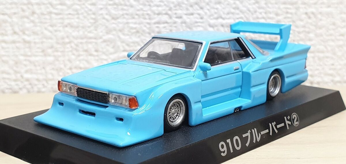 1/64 Aoshima Grachan NISSAN 910 BLUEBIRD BABY BLUE bosozoku 1/64 Aoshima Grachan NISSAN 910 BLUEBIRD BABY BLUE bosozoku