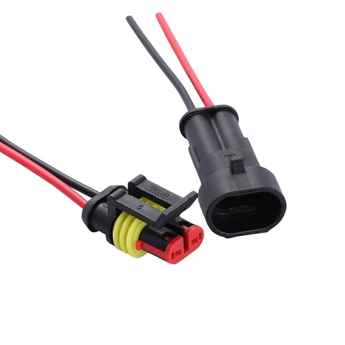 20X Kit de enchufe de cable eléctrico impermeable para automóvil macho hembra de 2 pines - Imagen 11 de 11