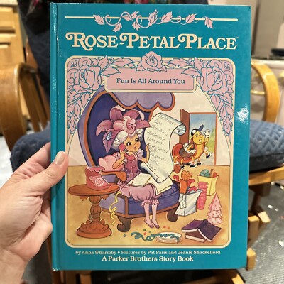 Rose Petal Place Fun Is All Around You Parker Brothers Story Book Vintage Rare