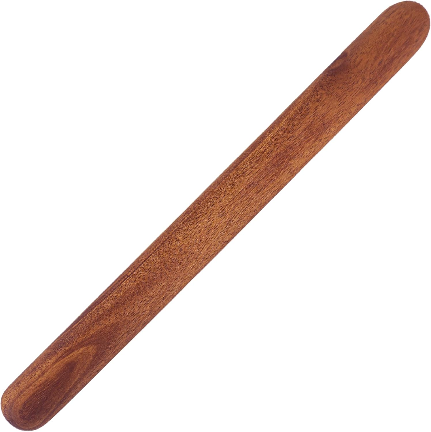 12-Inch Mahogany Wood Rolling Pin for Pizza Pasta Fondant Dumpling Dough