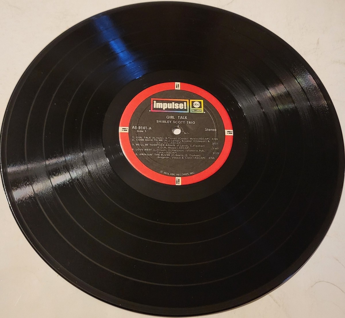 12inchLP／Shirley Scott：Girl Talk Shirley Scott ♫ Girl Talk ♫ Rare 1967 Impulse Records