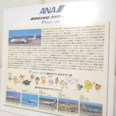 ANA Boeing 777-300 JA754A 1/200 Nh20049 Pikachu Pokemon Aircraft