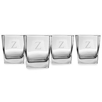 Cathy's Concepts Personalized Whiskey Glasses, Set Of 4, Letter Z, New, Free Shi on sale Cathy's Concepts Personalized Whiskey Glasses, Set Of 4, Letter Z, New, Free Shi on sale