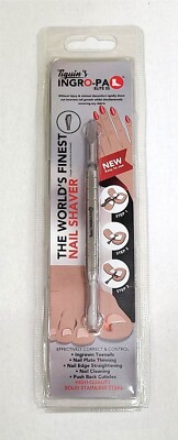 Tiquin's INGRO-PAL Ingrown Toenail Nail Shaver Trim Kit Tool Elite SS Dual Tip