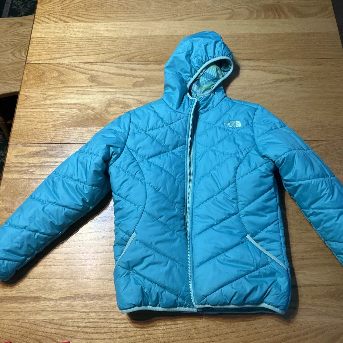 The North Face Kids 14 16 Large Girls Jacket Puffer Reversible