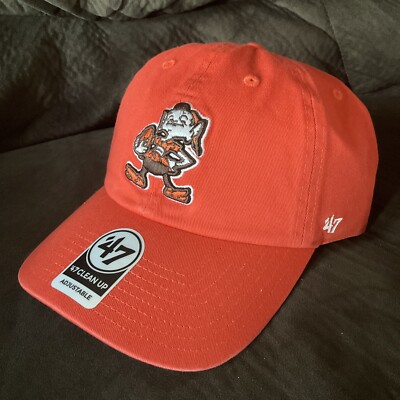 Cleveland Browns \'47 Brand Clean Up Brownie Elf Adjustable Hat s-l400.jpg main image 2