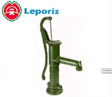 POMPA MANUALE A TORRE PER PRELIEVO D'ACQUA DA POZZI O VASCHE LEPORIS NP 75 