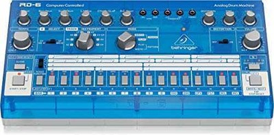 BEHRINGER RD-6 Analog Drum Machine with 16-Step Sequencer, USB/DIN