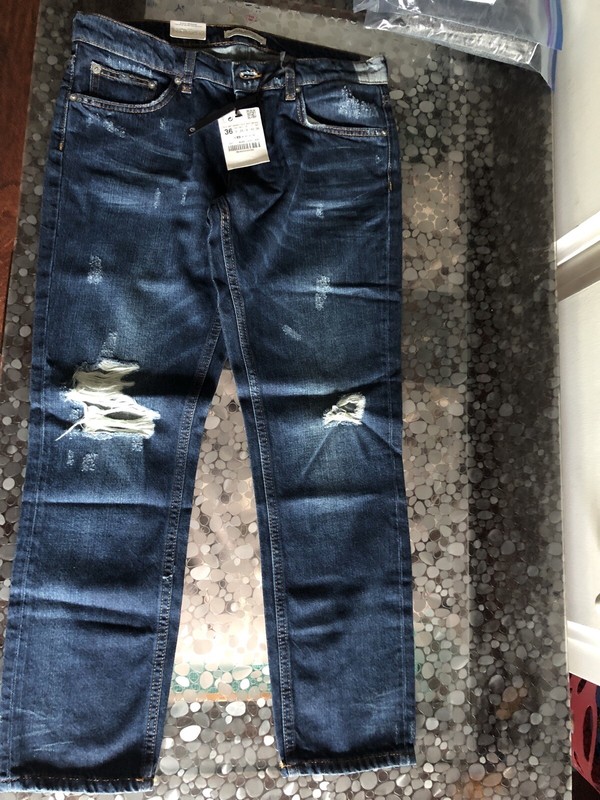 NWT Zara Women Jeans Size 4 Slim Fit/skinnyleg/mediun Rise
