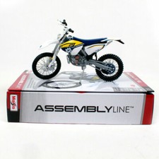 Husqvarna FE 501 1:12 Die-Cast Motocross Self Assembly Toy Model Motorbike Blue