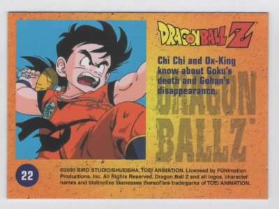Dragonball Z Chi Chi & Ox-King #22 Holochrome Trading Card NEW