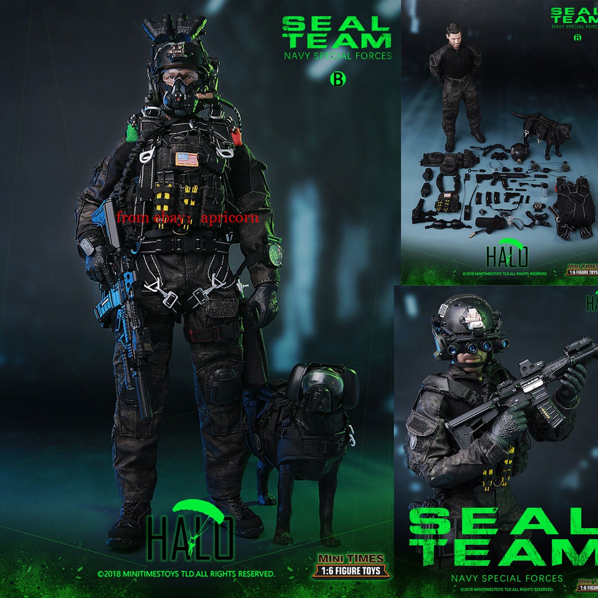 Mini Times Toys M013 US Navy SEAL Team HALO 1/6 Action Figure W/K
