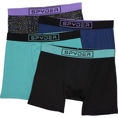 Pack SPYDER MEN WICK DRY PERFORMANCE MESH Boxer Briefs MEDIUM 32