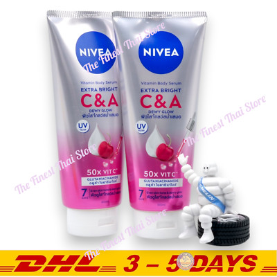 NIVEA extra Bright C&A vitamin lotion Body Care Skin Whitening 300ml pack of 2