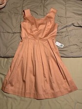 Forever 21 A Line Dress Womens Small Petite Peach Perfect 4 You 👍