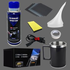 300G Headlight Restoration Repair Kit Liquid Polymer Chemical Polishing Tool US