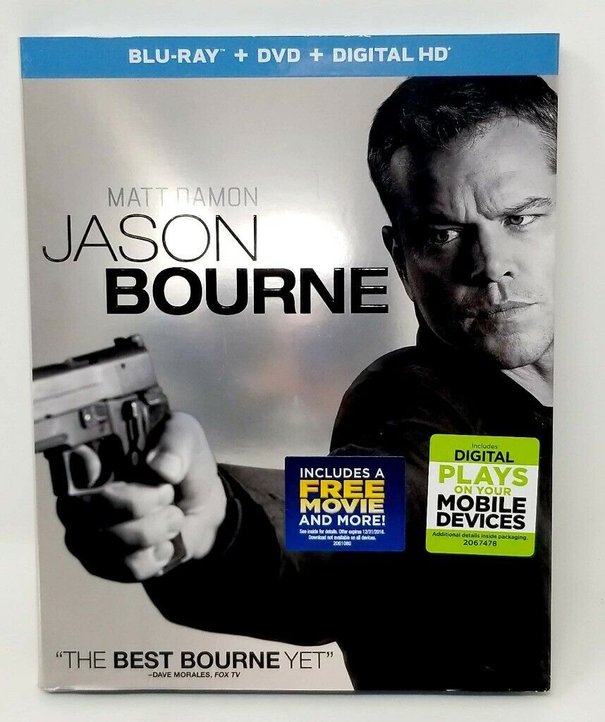 Jason Bourne: Matt Damon,Tommy Lee Jones] Blu-ray/DVD+Digital HD