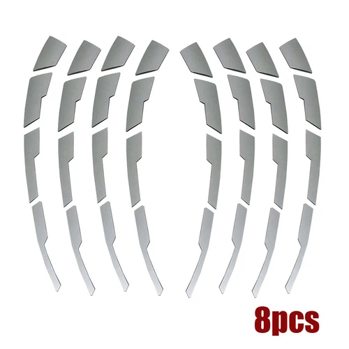 8 Groups White Car Tire Reflective Lettering Sticker Blade Style Decor Decals - Bild 4 von 11