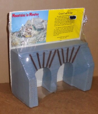 : Mountains in Minutes HO Trains ... ''Twin Tunnel Portal Cross-Over-Bridge''