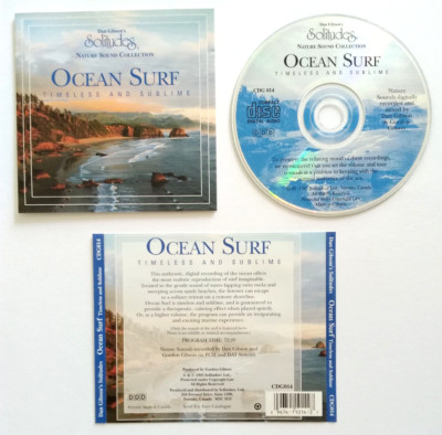 CD Dan Gibson Ocean Surf (zeitlos und erhaben) Natur Sounds Compact Disc (Z23)