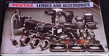 Original Pentax Lenses  Accessories Guide 1984 Edition - Excellent