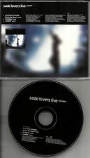 SADE Lovers LIVE RARE 3 TRK SAMPLER PROMO RADIO DJ CD Single 2002 MINT