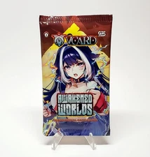 VCard Vtuber TCG | Awakened Worlds | First Editions | 1 Booster Pack | 10 Cards