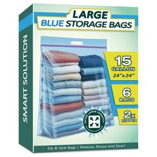 15 Gallon Extra Large Storage Bags with Handles 6