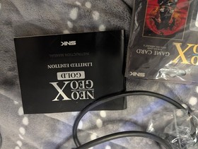 Neo Geo Gold X Limited Edition Console Ninja Masters Excellent Condition Rare