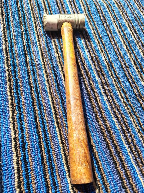 PIPJON Silversmith Tin Smith Jewelry Mallet Hammer Jewelers Tool Vintage
