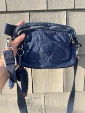 Vintage Y2K Kipling triple zip belt bag conve...