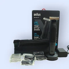 Braun Series XT5 5300, Hybrid Electric Men Trimmer for Face & Body