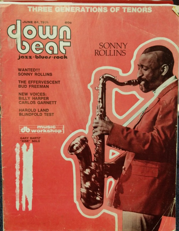 Down Beat Magazine June 24 1971 Sonny Rollins Cover Bud Freeman Jazz Blues Rock
