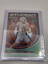 2024 Panini Prizm Draft Picks - Student Orientation Arch Manning Green Prizm