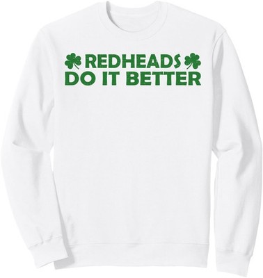 Do It Better St Patrick's Day Dibs on The Redheads Unisex Crewneck Sweatshirt