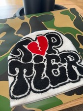 Beanie / Mütze Weiß Schwarz Streetwear TOP ...