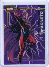 Magneto 2026 Topps Chrome Marvel Comics Storm's Purple Lightning /75 #74