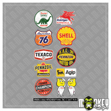 Vintage Racing Sponsor Aufkleber Set 1:10 1:8 RC Crawler Truck Modellbau M/B