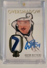 2019-20 UPPER DECK THE CUP OVERSHADOW  AUSTON MATTHEWS  4/10 !