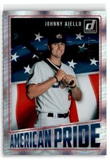 2018 DONRUSS AMERICAN PRIDE CRYSTALS JOHNNY AIELLO /999 USA #AP22