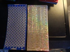2X CRAFT HOLOGRAPHIC STICKERS SCRAPBOOKING NEW  ST1052 LINES